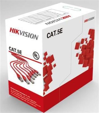 Hikvision 305 m CAT5E UTP Network Cable (Solid Copper, 0.5 mm, CM)