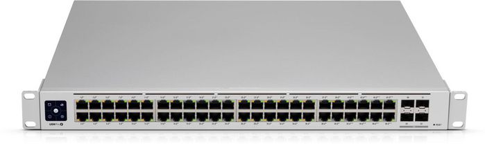 Ubiquiti 48x Gigabit Ethernet, 4x 10G SFP+, L2/L3, 1.3" Touch, 176Gbps, 60W