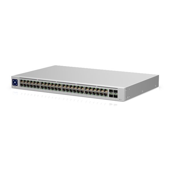 Ubiquiti Managed, L2, 48x Gigabit Ethernet, 4x 1G SFP, 442.4 x 285 x 43.7 mm, Silver