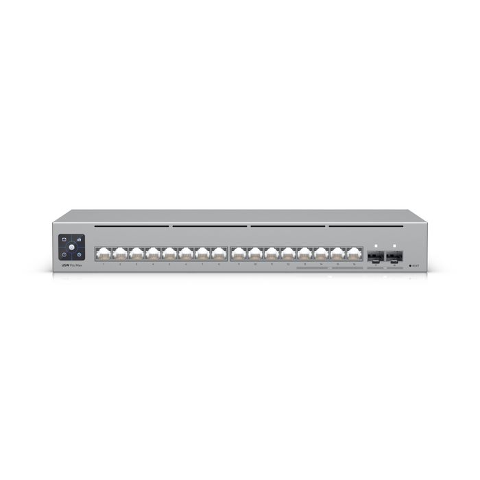 Ubiquiti 50W, 4 x 2.5 GbE RJ45, 12 x GbE RJ45, 2 x 10G SFP+, Layer 3, SGCC steel