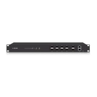 Ubiquiti U Fiber, OLT, MIPS 1004Kc 880 Mhz, 256 Mbyte DDR3, 256M Byte NAND, 8 x GPON OLT SFP, 2 x 1G/10G SFP+