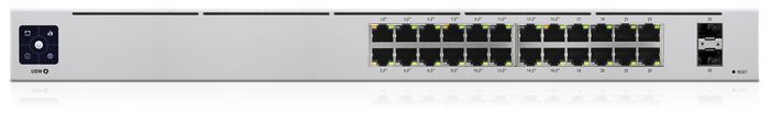 Ubiquiti USW-24-POE Gen 2, AC/DC, Internal, 120W, (24) 10/100/1000 RJ45 Ports, (2) 1G SFP, 442.4 x 200 x 43.7 mm