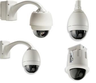 Bosch Pendant Arm Mount with 230 VAC Transformer, White